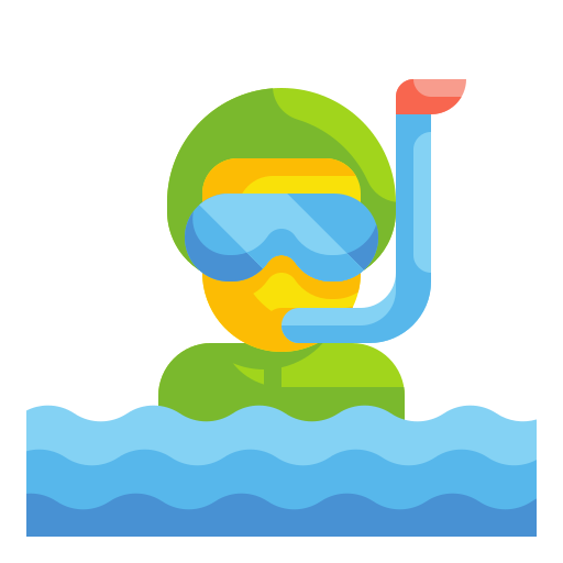 rurka do nurkowania Wanicon Flat ikona