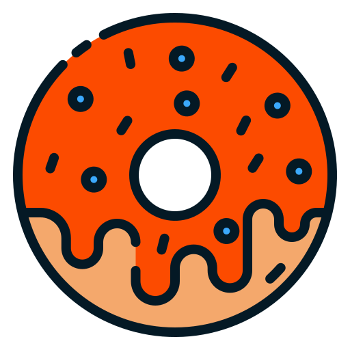 Donut Good Ware Lineal Color icon