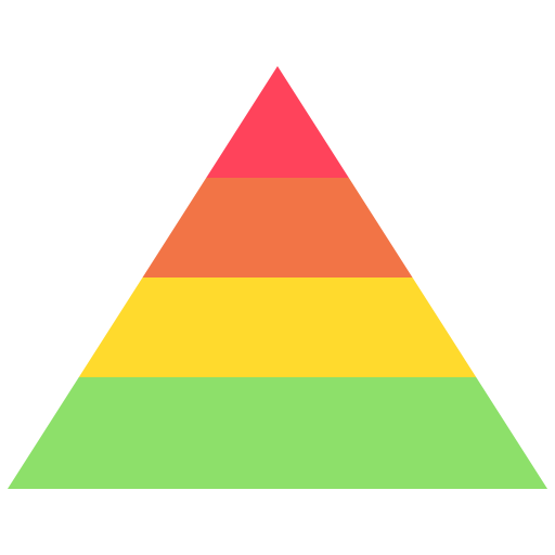 pyramide Good Ware Flat icon