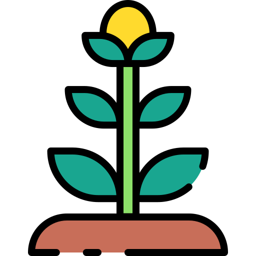식물 Good Ware Lineal Color icon