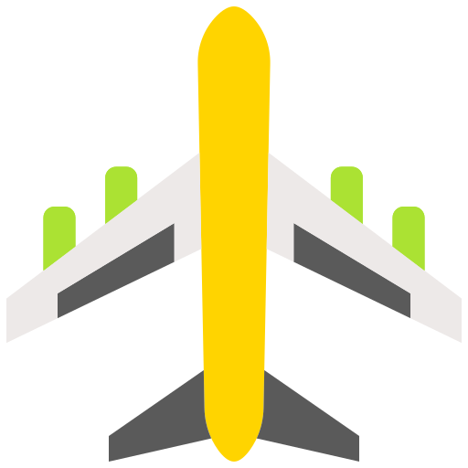 Airplane Good Ware Flat icon