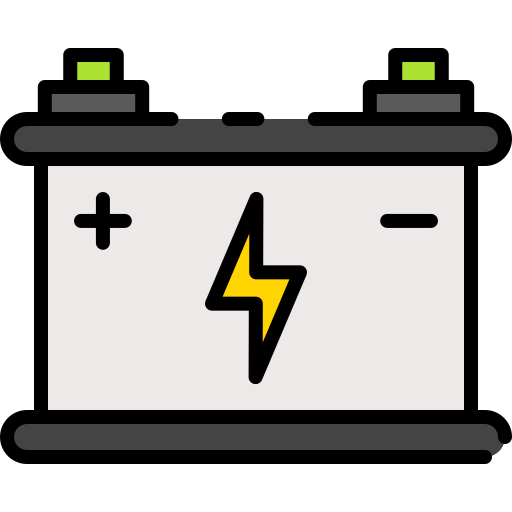 Car battery Good Ware Lineal Color icon