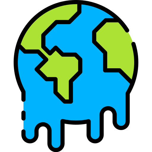 Global warming Good Ware Lineal Color icon
