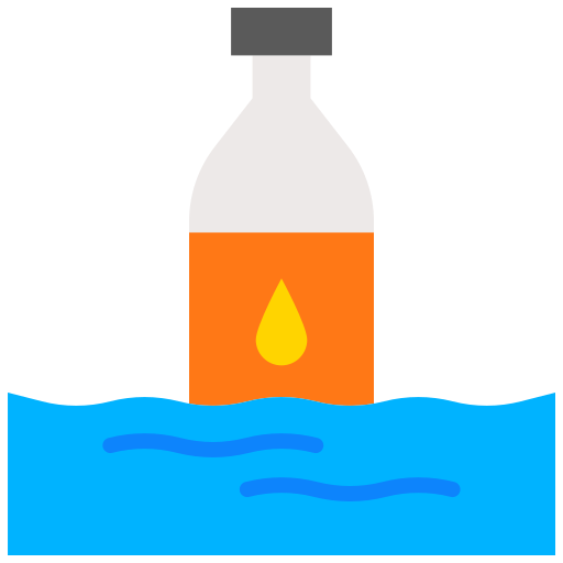 Water pollution Good Ware Flat icon