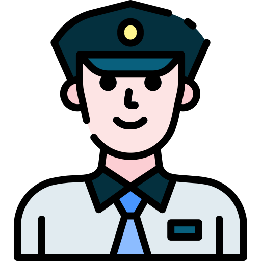 policja Good Ware Lineal Color ikona