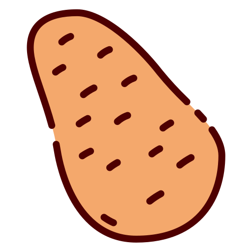 Potato Good Ware Lineal Color icon