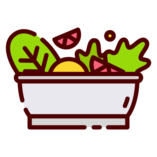 Salad Good Ware Lineal Color icon
