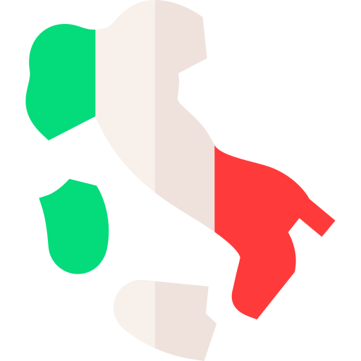 イタリア Basic Straight Flat icon