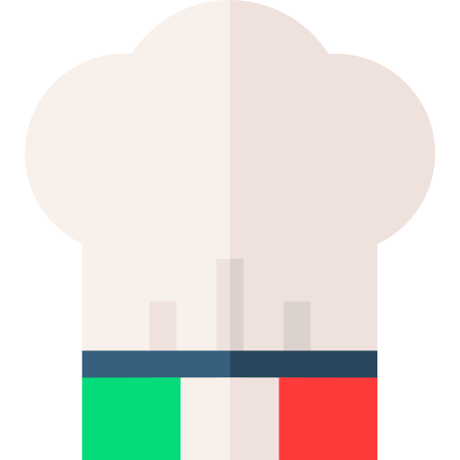 sombrero de cocinero Basic Straight Flat icono