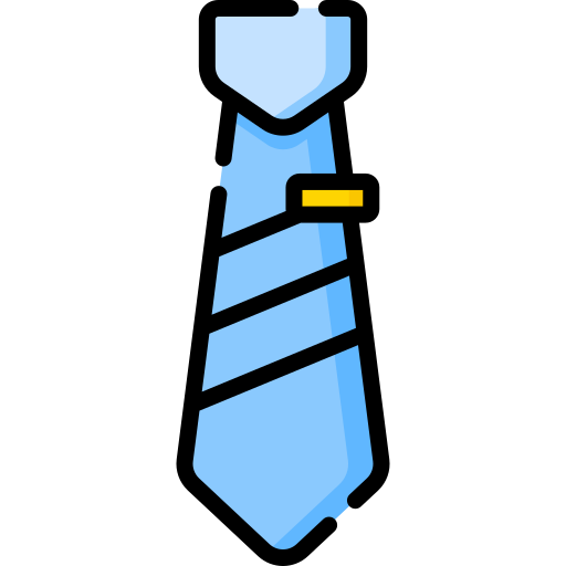 corbata Special Lineal color icono