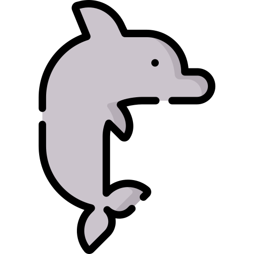 delfin Special Lineal color ikona