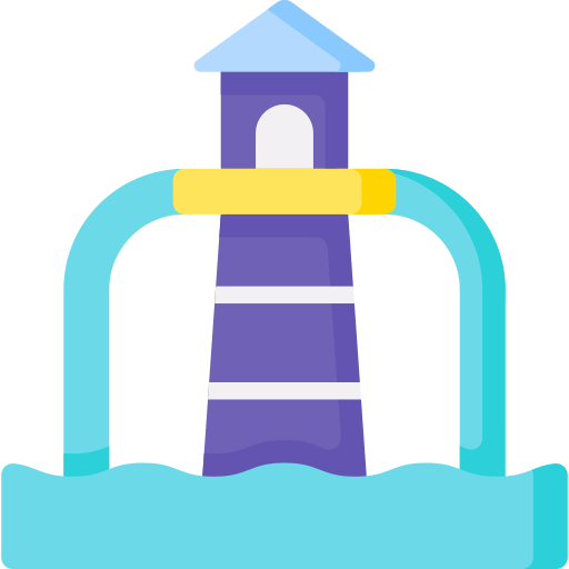 Water slide Special Flat icon