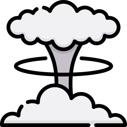 nuclear Special Lineal color icono