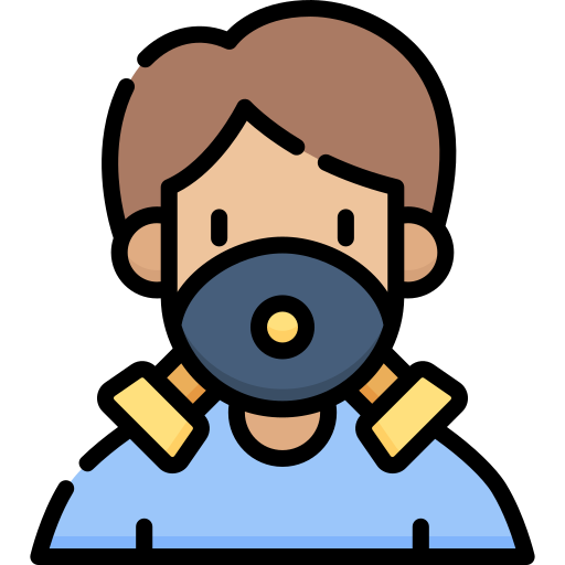 Gas mask Special Lineal color icon