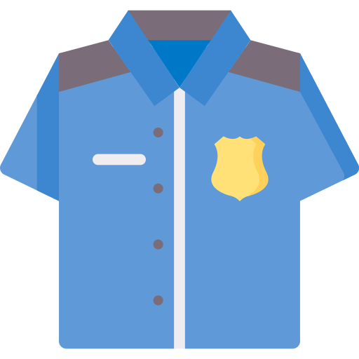 uniforme della polizia Special Flat icona
