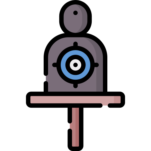 Shooting target Special Lineal color icon