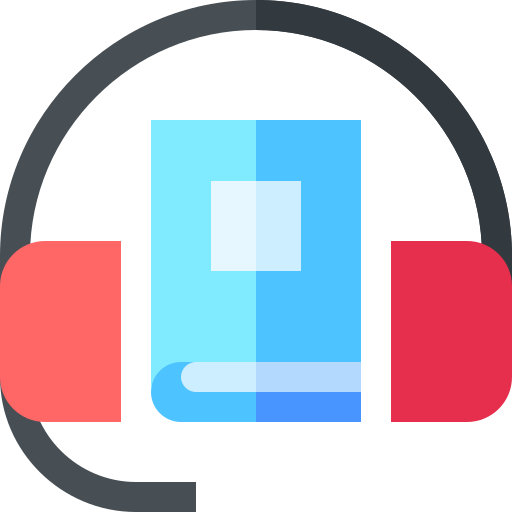 audio gids Basic Straight Flat icoon