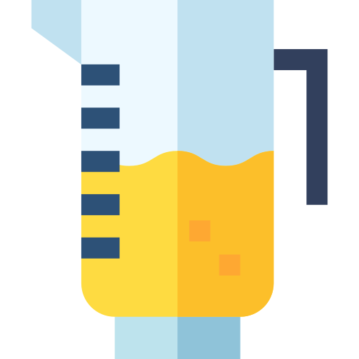 Measuring cup Basic Straight Flat icon