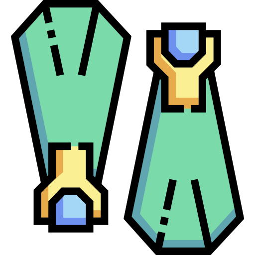 Подводное плавание Detailed Straight Lineal color иконка