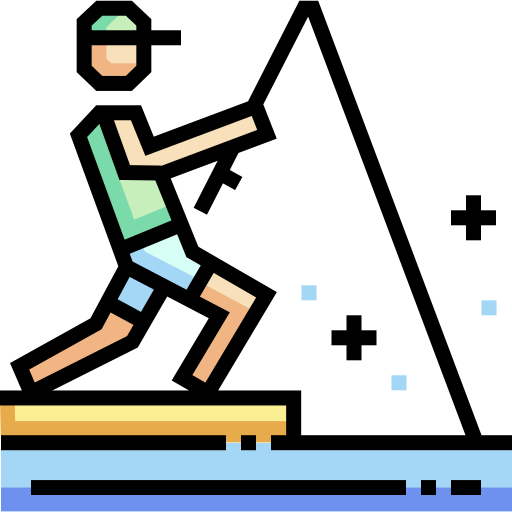wędkarstwo Detailed Straight Lineal color ikona