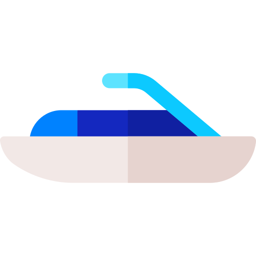moto acuática Basic Rounded Flat icono