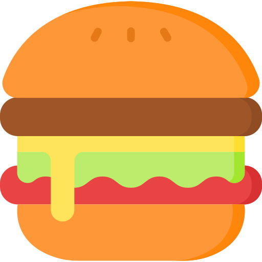 hamburger Special Flat icoon