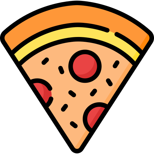 fetta di pizza Special Lineal color icona