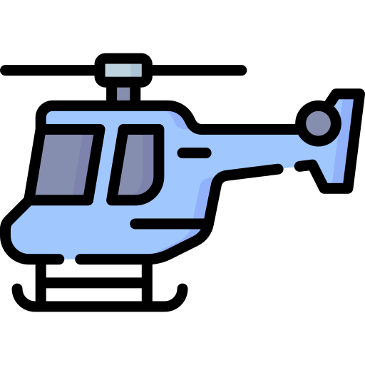 helicóptero Special Lineal color Ícone