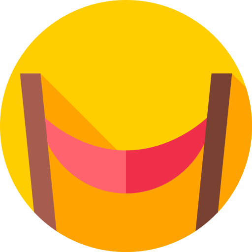 ハンモック Flat Circular Flat icon