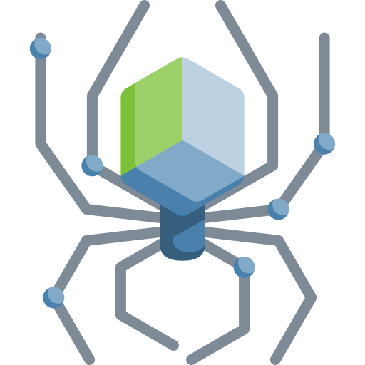 Web crawler Special Flat icon
