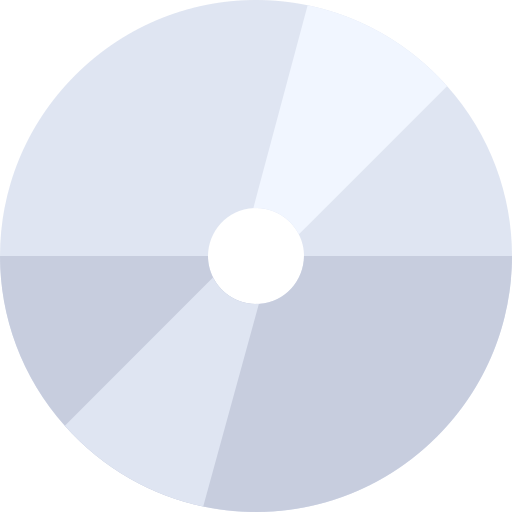 cd Basic Rounded Flat icoon