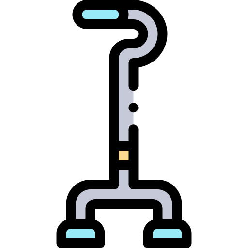 지팡이 Detailed Rounded Lineal color icon