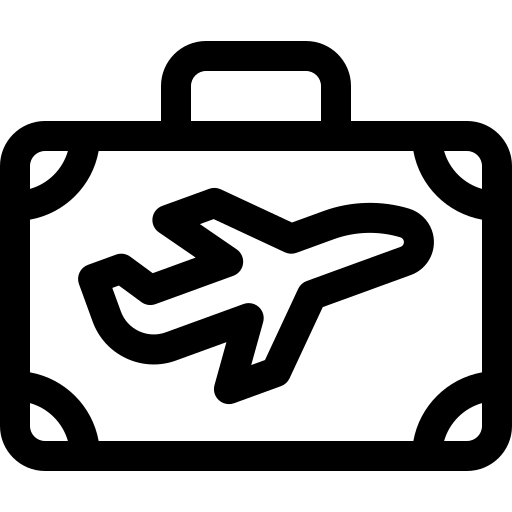 gepäck Basic Rounded Lineal icon