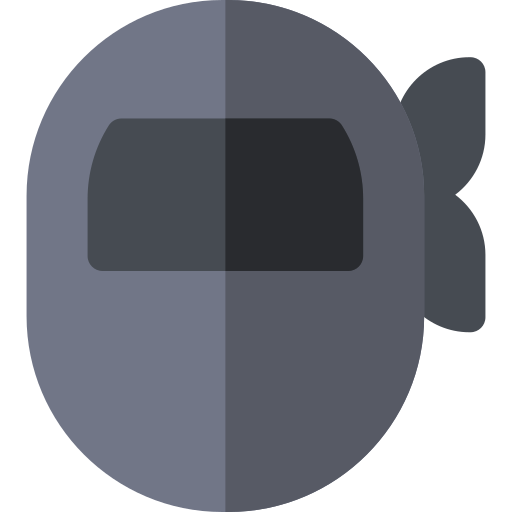 Ninja Basic Rounded Flat icon