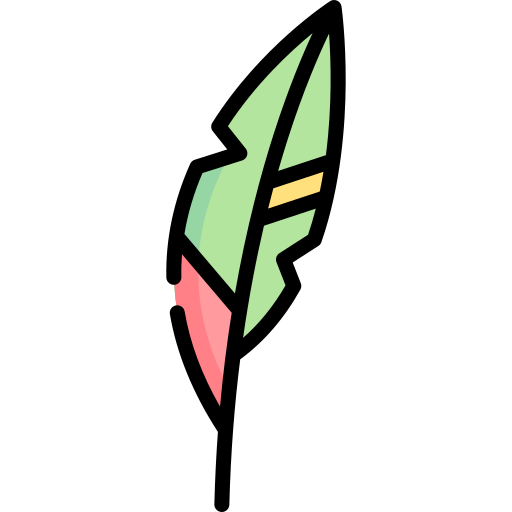 Feather Special Lineal color icon