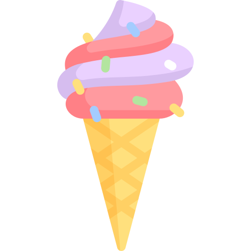 Ice cream Special Flat icon