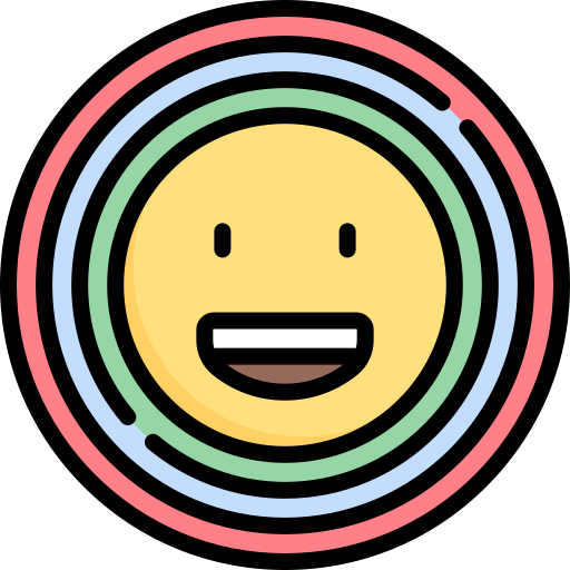 smiley Special Lineal color icono