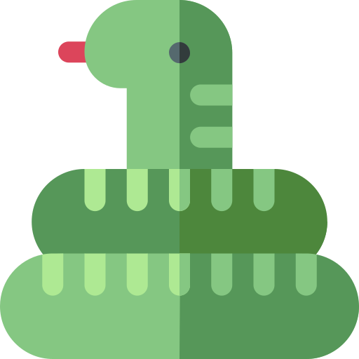 serpiente Basic Rounded Flat icono