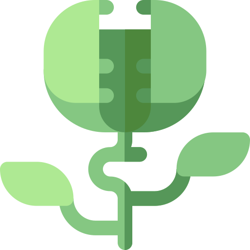 planta carnívora Basic Rounded Flat icono