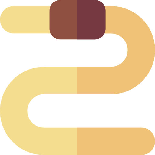 gusano Basic Rounded Flat icono