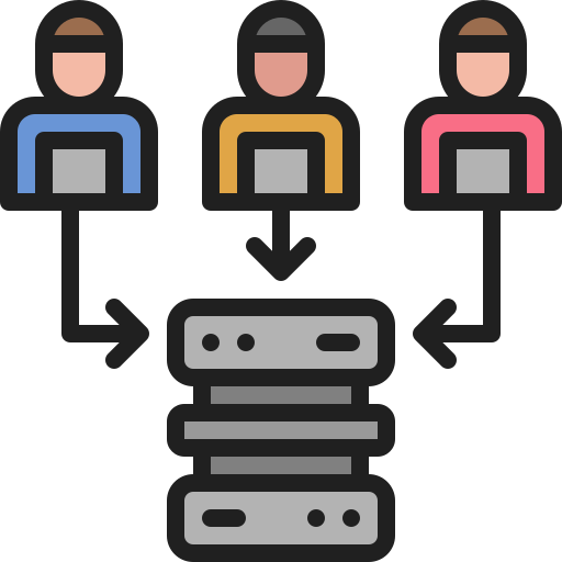 Серверное хранилище Generic Outline Color иконка