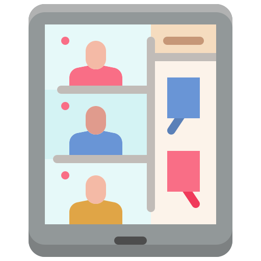 Video conference Generic Flat icon
