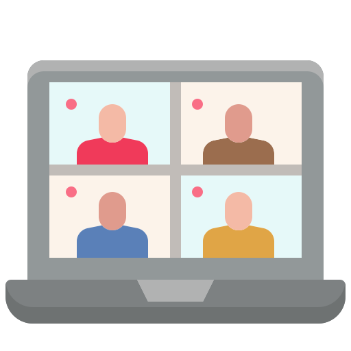 Video conference Generic Flat icon