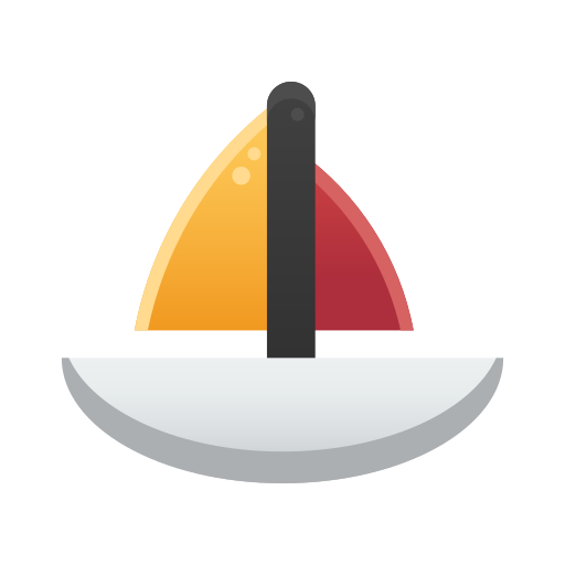 zeilboot Generic Flat Gradient icoon