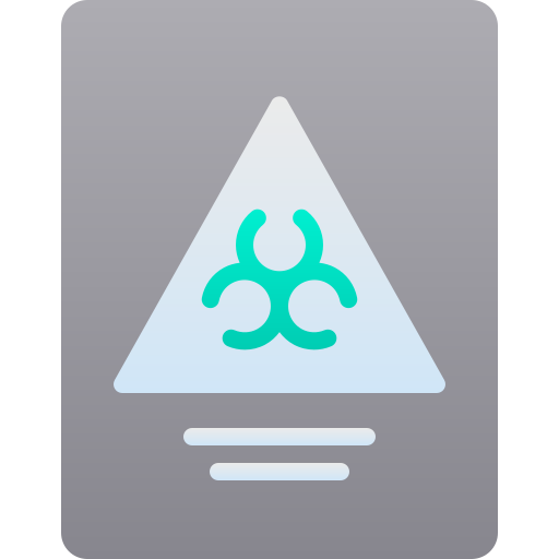 biohazard-zeichen Generic Flat Gradient icon
