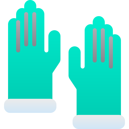 beschermende handschoenen Generic Flat Gradient icoon