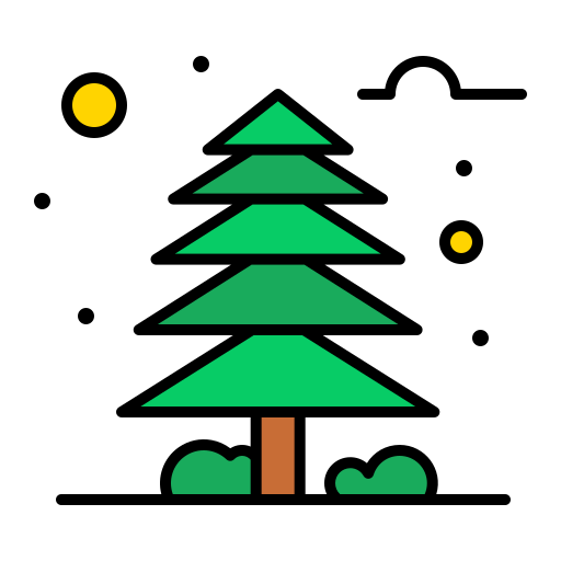 나무 Flatart Icons Lineal Color icon