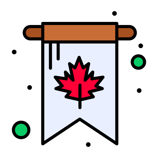 Канада Flatart Icons Lineal Color иконка