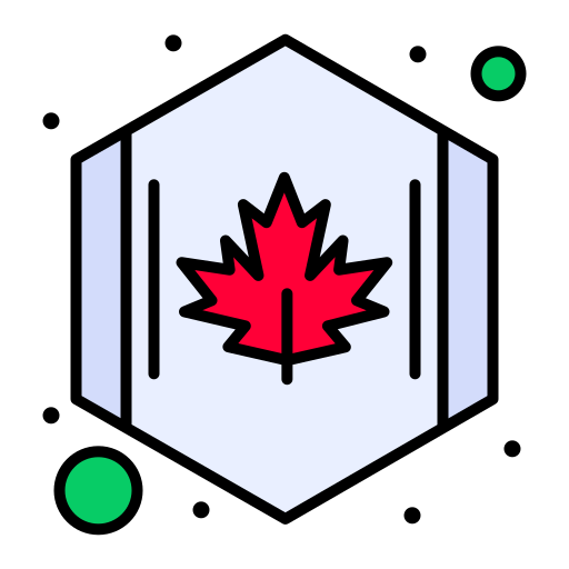 canada Flatart Icons Lineal Color icoon