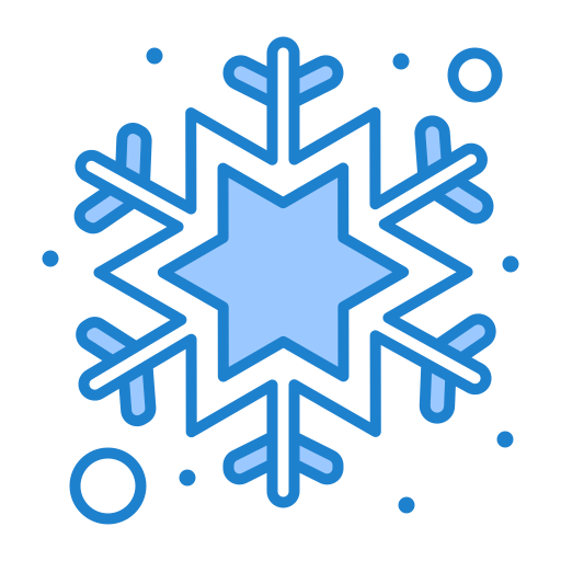 sneeuwvlok Generic Blue icoon